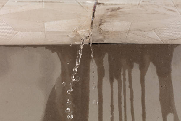 Professional Water Damage Restoration technician working in Alexander, NC